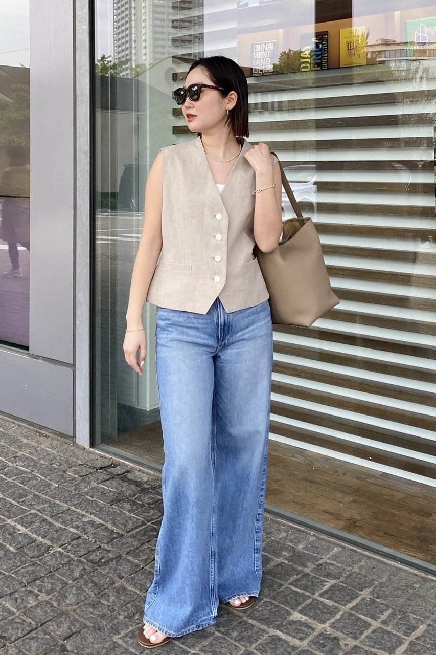 【アッパー ハイツ/upper hights】のTHE LAUREN ミッドライズフレアデニムパンツ 人気、トレンドファッション・服の通販 founy(ファニー) ファッション Fashion レディースファッション Fashion for Women パンツ Pants & Trousers デニムパンツ・ジーンズ・美脚デニム Denim Jeans & Pants デニム Denim, Jeans Material フレア Flare, Flared other-6|ID: prp329100004441133 ipo3291000000036099733