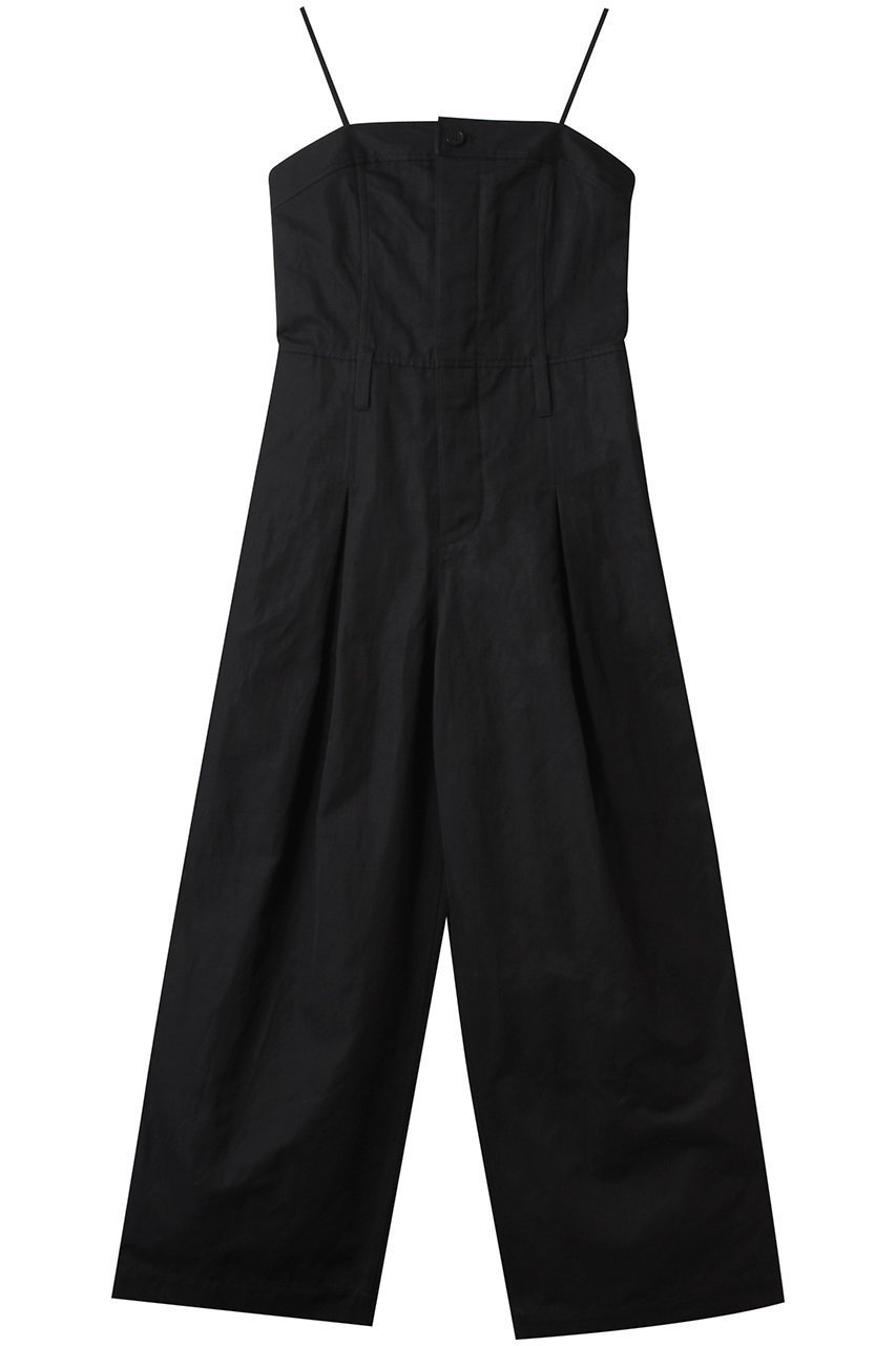 【デパリエ/DEPAREILLE】のコットンヘンプベアサロペットパンツ インテリア・キッズ・メンズ・レディースファッション・服の通販 founy(ファニー) 　ファッション　Fashion　レディースファッション　Fashion for Women　パンツ　Pants & Trousers　カーディガン　Cardigan, Knitwear　サロペット　Overalls, Salopette　シンプル　Simple, Minimal　ジャケット　Jacket, Outerwear　トレンド　Trend, Trending Now　フロント　Front, Front Design　ラップ　Wrap, Wrap Design　再入荷　Restock / Back in Stock　ブラック|ID: prp329100004441139 ipo3291000000032908425