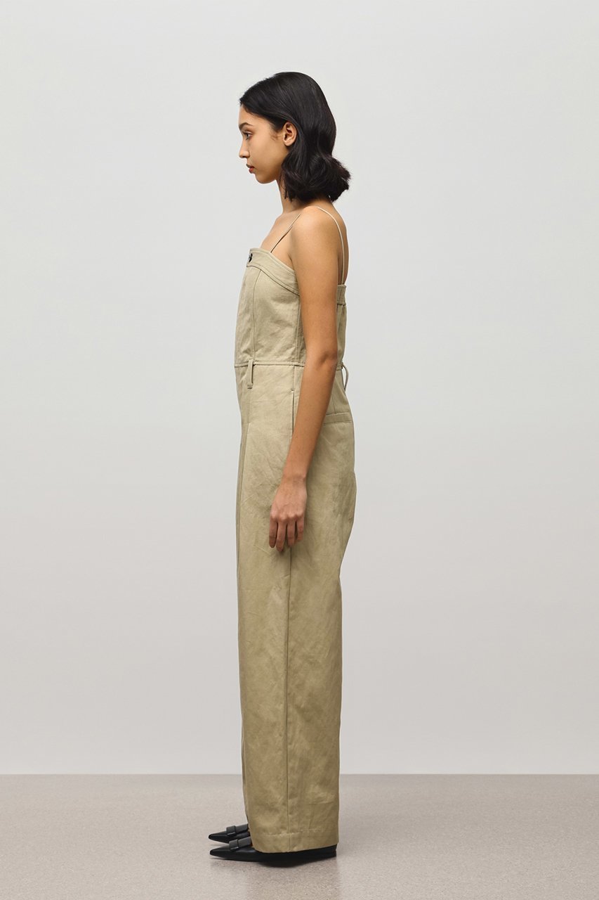 【デパリエ/DEPAREILLE】のコットンヘンプベアサロペットパンツ 人気、トレンドファッション・服の通販 founy(ファニー) 　ファッション　Fashion　レディースファッション　Fashion for Women　パンツ　Pants & Trousers　カーディガン　Cardigan, Knitwear　サロペット　Overalls, Salopette　シンプル　Simple, Minimal　ジャケット　Jacket, Outerwear　トレンド　Trend, Trending Now　フロント　Front, Front Design　ラップ　Wrap, Wrap Design　再入荷　Restock / Back in Stock　other-6|ID: prp329100004441139 ipo3291000000032908443