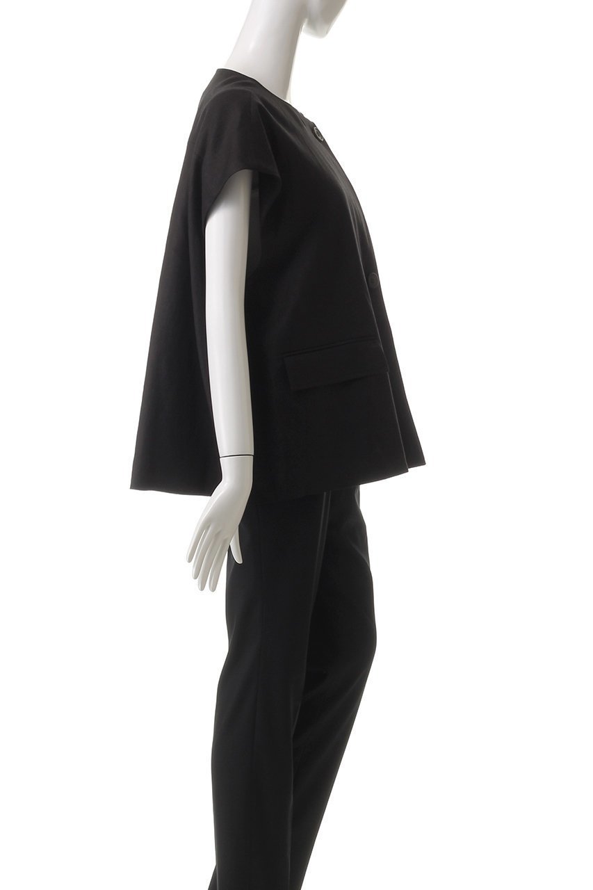 【デパリエ/DEPAREILLE】のリネンツイルポンチョジレ 人気、トレンドファッション・服の通販 founy(ファニー) 　ファッション　Fashion　レディースファッション　Fashion for Women　アウター　Coat / Outerwear Collection　レディースジャケット・軽アウター　Jackets　ポンチョ・ケープコート　Ponchos & Capes　シンプル　Simple, Minimal　ジャケット　Jacket, Outerwear　ドレープ　Drape, Draping Fabric　フロント　Front, Front Design　ベスト　Vest, Waistcoat　ポンチョ　Poncho, Cape Style　エレガント 上品　Elegant　other-3|ID: prp329100004441141 ipo3291000000032956278