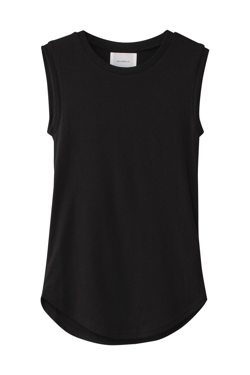 【ミディウミソリッド/MIDIUMISOLID】のrib tank top.S タンクトップ インテリア・キッズ・メンズ・レディースファッション・服の通販 founy(ファニー) 　ファッション　Fashion　レディースファッション　WOMEN　トップス・カットソー　Tops/Tshirt　キャミソール / ノースリーブ　No Sleeves　シャツ/ブラウス　Shirts/Blouses　ロング / Tシャツ　T-Shirts　カットソー　Cut and Sewn　インナー　Inner　キャミソール　Camisole　シンプル　Simple　ジャケット　Jacket　タンク　Tank　フィット　Fit　NEW・新作・新着・新入荷　New Arrivals　black|ID: prp329100004441143 ipo3291000000031036196