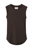 【ミディウミソリッド/MIDIUMISOLID】のrib tank top.S タンクトップ brown|ID: prp329100004441143 ipo3291000000032562461