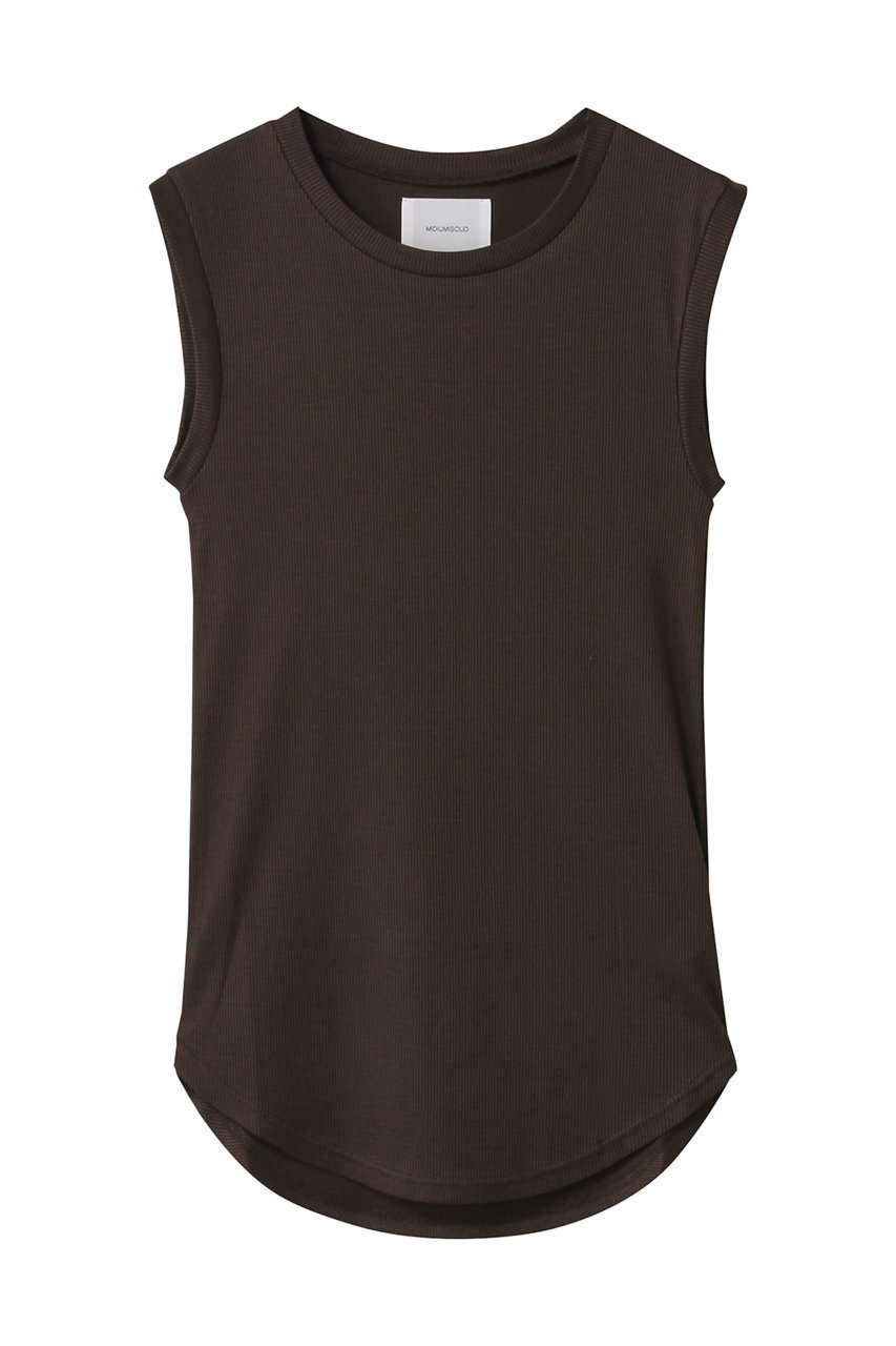 【ミディウミソリッド/MIDIUMISOLID】のrib tank top.S タンクトップ インテリア・キッズ・メンズ・レディースファッション・服の通販 founy(ファニー) 　ファッション　Fashion　レディースファッション　Fashion for Women　トップス・カットソー　Cut & Sew Tops　キャミソール&ノースリーブ　Camisoles & Sleeveless Tops　シャツ・ブラウス・オフィスカジュアル　Elegant Blouses & Button-Ups　ロングTシャツ・Tシャツ　Longline T-Shirts & Tees　カットソー・ベーシックTシャツ　Cut-and-Sewn Tops / Stretch Tees & Basics　インナー　Innerwear　キャミソール　Camisole, Spaghetti Strap Top　シンプル　Simple, Minimal　ジャケット　Jacket, Outerwear　タンク　Tank Top, Sleeveless Top　フィット　Fit, Slim Fit　brown|ID: prp329100004441143 ipo3291000000032562461