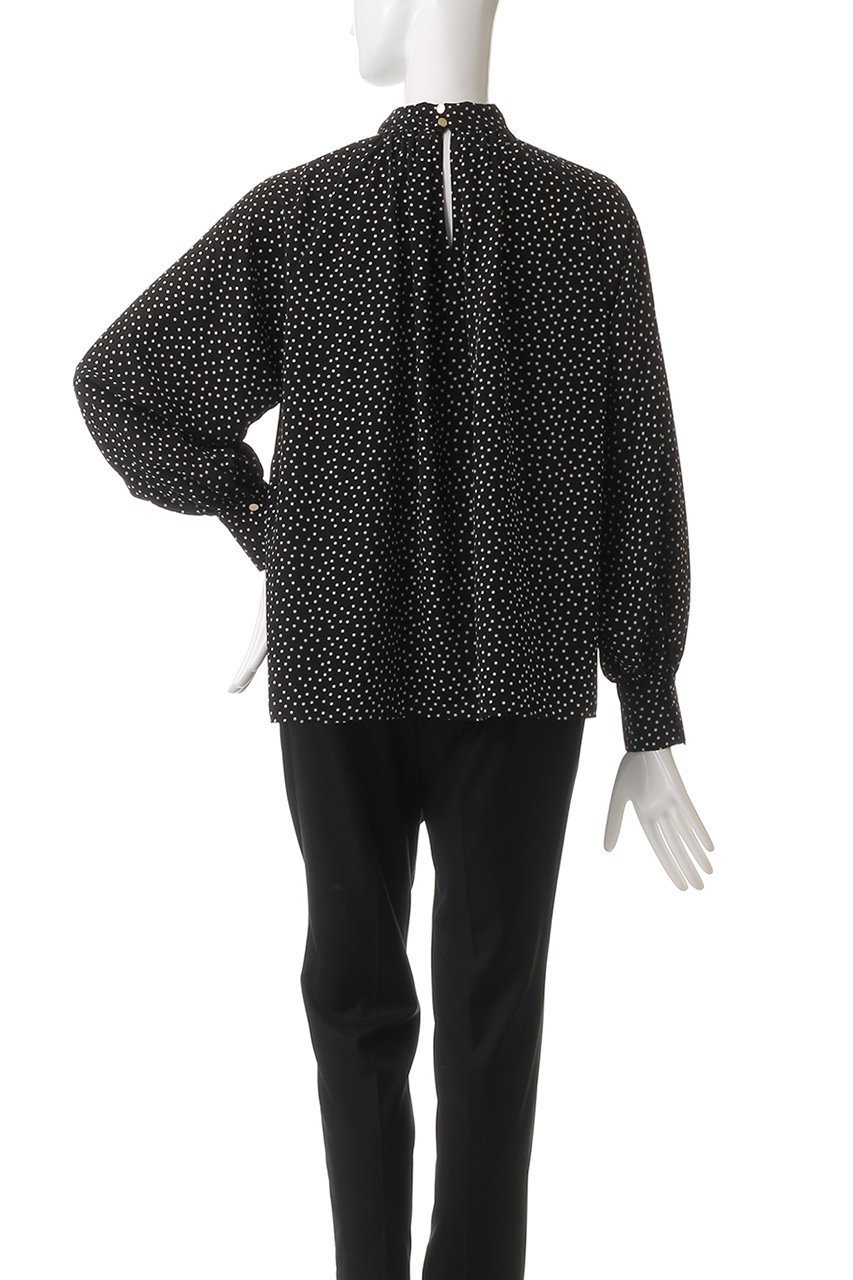 【アナイ/ANAYI】のデシンドットPTボウタイブラウス 人気、トレンドファッション・服の通販 founy(ファニー) 　ファッション　Fashion　レディースファッション　WOMEN　トップス・カットソー　Tops/Tshirt　シャツ/ブラウス　Shirts/Blouses　おすすめ　Recommend　エレガント 上品　Elegant　クラシカル　Classical　シンプル　Simple　スリーブ　Sleeve　ドット　Dot　フェミニン　Feminine　ロング　Long　other-4|ID: prp329100004441146 ipo3291000000031256346