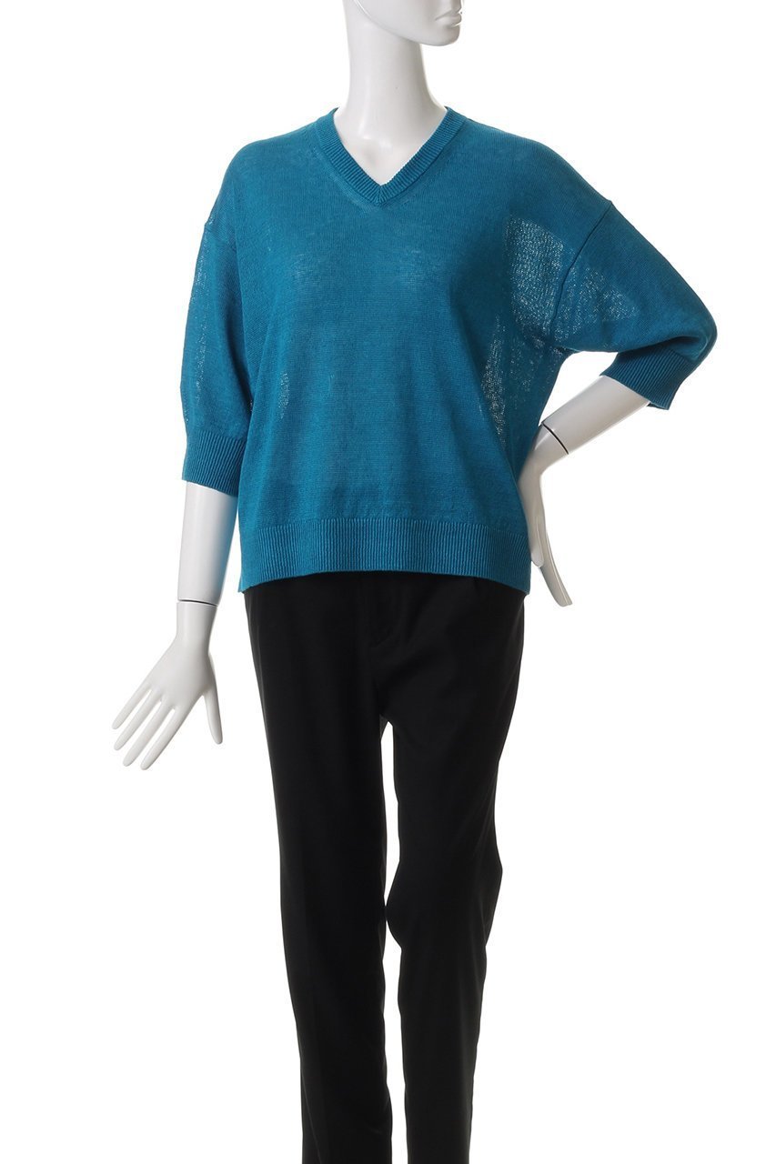 【ハウス オブ ロータス/HOUSE OF LOTUS】のピュアリネンプルオーバー 人気、トレンドファッション・服の通販 founy(ファニー) 　ファッション　Fashion　レディースファッション　WOMEN　トップス・カットソー　Tops/Tshirt　ニット　Knit Tops　プルオーバー　Pullover　シンプル　Simple　バランス　Balance　フランス　France　リネン　Linen　other-2|ID: prp329100004441148 ipo3291000000031256355