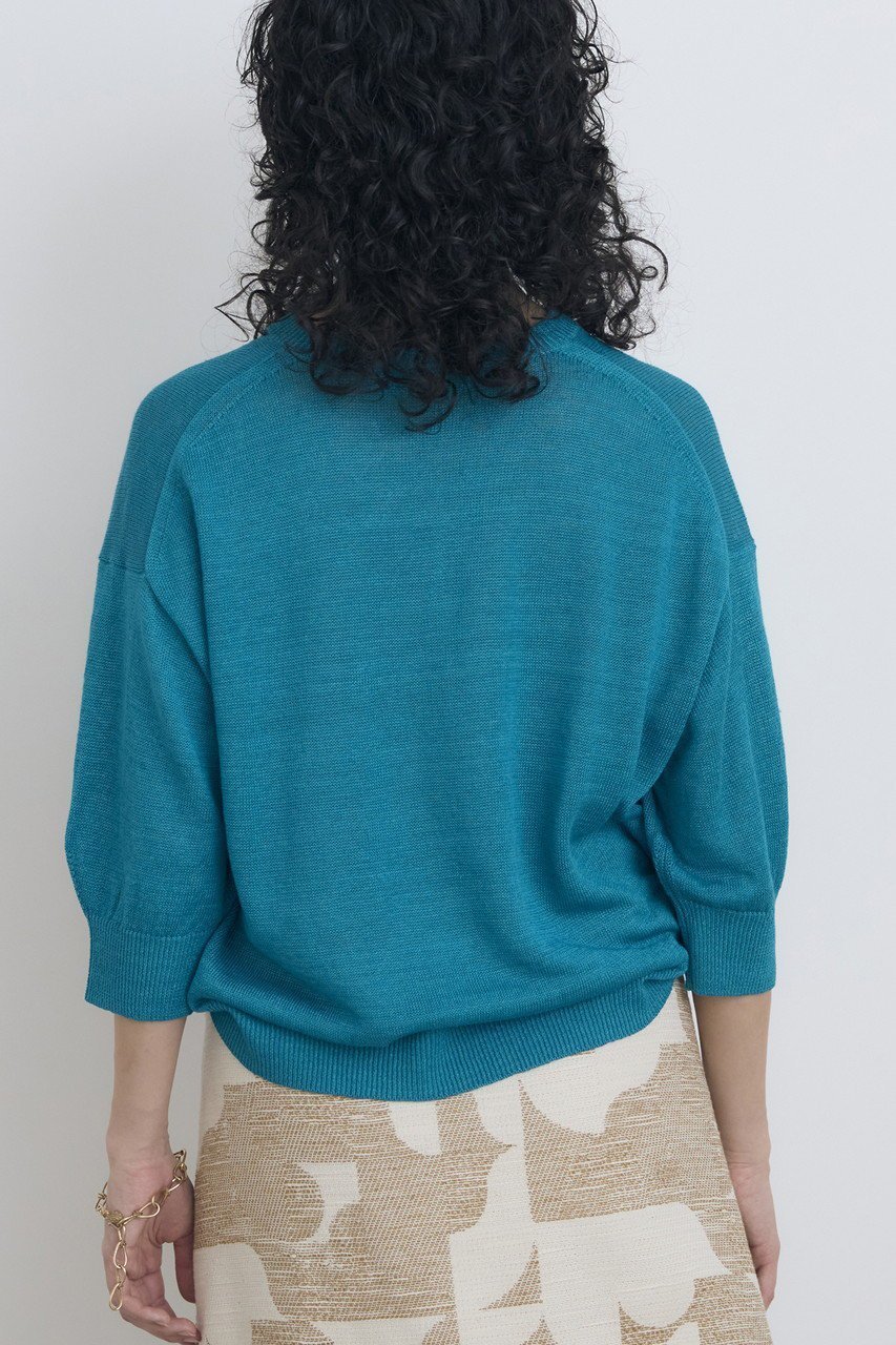 【ハウス オブ ロータス/HOUSE OF LOTUS】のピュアリネンプルオーバー 人気、トレンドファッション・服の通販 founy(ファニー) 　ファッション　Fashion　レディースファッション　WOMEN　トップス・カットソー　Tops/Tshirt　ニット　Knit Tops　プルオーバー　Pullover　シンプル　Simple　バランス　Balance　フランス　France　リネン　Linen　other-7|ID: prp329100004441148 ipo3291000000031325987