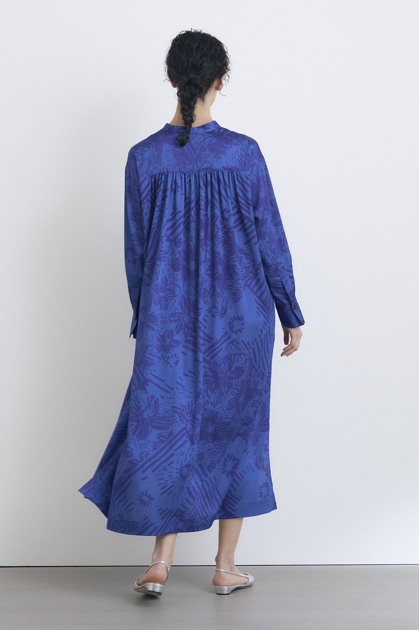 【ハウス オブ ロータス/HOUSE OF LOTUS】のパッチワークフラワープリントワンピース 人気、トレンドファッション・服の通販 founy(ファニー) 　ファッション　Fashion　レディースファッション　WOMEN　ワンピース　Dress　チュニック　Tunic　おすすめ　Recommend　なめらか　Smooth　ギャザー　Gather　サテン　Satin　スタンド　Stand　ストライプ　Stripe　ストレート　Straight　スリット　Slit　チュニック　Tunic　パッチワーク　Patchwork　フラワー　Flower　フロント　Front　プリント　Print　ミックス　Mix　モチーフ　Motif　ロング　Long　other-7|ID: prp329100004441149 ipo3291000000031325991