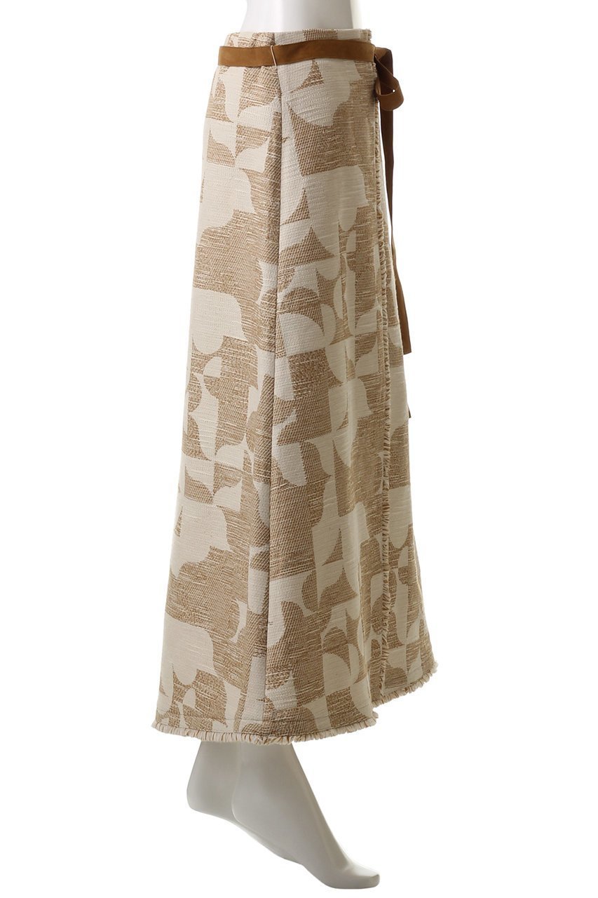 【ハウス オブ ロータス/HOUSE OF LOTUS】のジオメトリックジャガードスカート 人気、トレンドファッション・服の通販 founy(ファニー) 　ファッション　Fashion　レディースファッション　Fashion for Women　スカート　Skirts　ロングスカート　Long Skirts / Maxi & Midi Skirts　おすすめ　Recommended / Our Picks　シンプル　Simple, Minimal　ジャカード／ジャガード　Jacquard, Woven Pattern　フリンジ　Fringe, Tassel　モダン　Modern, Contemporary　ロング　Long, Long-Length　other-3|ID: prp329100004441151 ipo3291000000034952610
