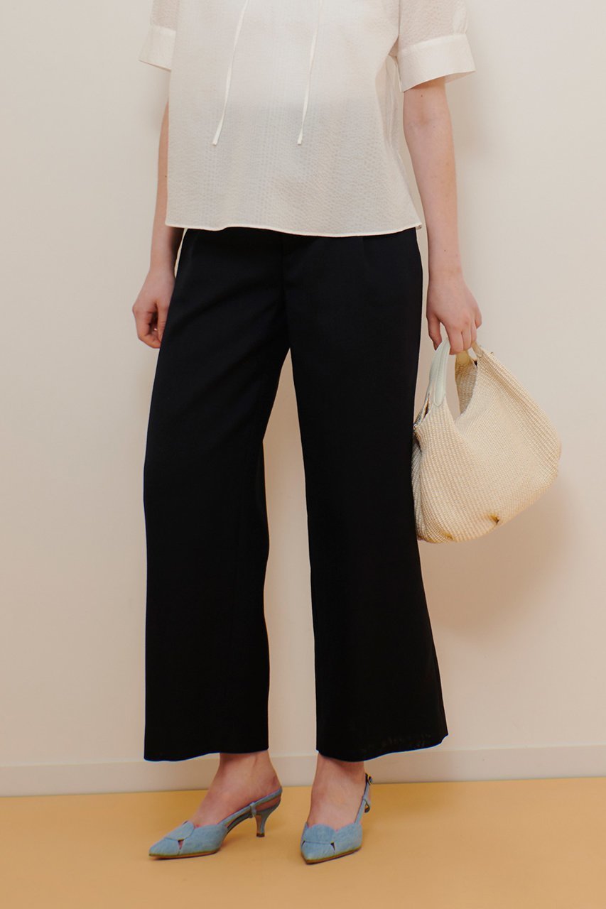 【アルアバイル/allureville】のリネンライクタックワイドパンツ 人気、トレンドファッション・服の通販 founy(ファニー) 　ファッション　Fashion　レディースファッション　WOMEN　パンツ　Pants　スマート　Smart　ワイド　Wide　エレガント 上品　Elegant　other-6|ID: prp329100004441152 ipo3291000000031874602