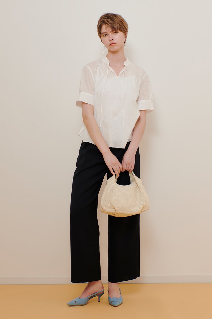 【アルアバイル/allureville】のリネンライクタックワイドパンツ 人気、トレンドファッション・服の通販 founy(ファニー) 　ファッション　Fashion　レディースファッション　WOMEN　パンツ　Pants　スマート　Smart　ワイド　Wide　エレガント 上品　Elegant　other-8|ID: prp329100004441152 ipo3291000000031874604