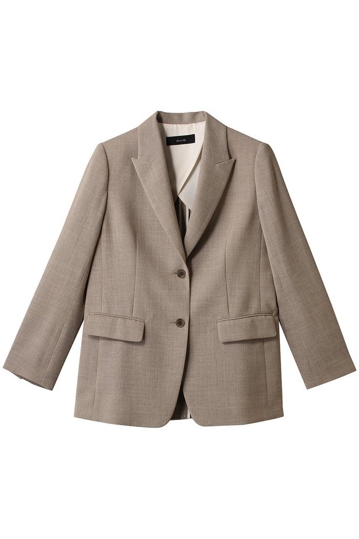 【アルアバイル/allureville】のリネンライクテーラードジャケット インテリア・キッズ・メンズ・レディースファッション・服の通販 founy(ファニー) https://founy.com/ ファッション Fashion レディースファッション WOMEN アウター Coat Outerwear ジャケット Jackets テーラードジャケット Tailored Jackets シンプル Simple ジャケット Jacket スラックス Slacks デニム Denim フォルム Form |ID: prp329100004441153 ipo3291000000031036225