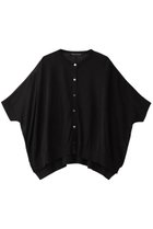 【ミズイロ インド/mizuiro ind】のhigh gauze C/neck wide C/D カーディガン black|ID:prp329100004441154