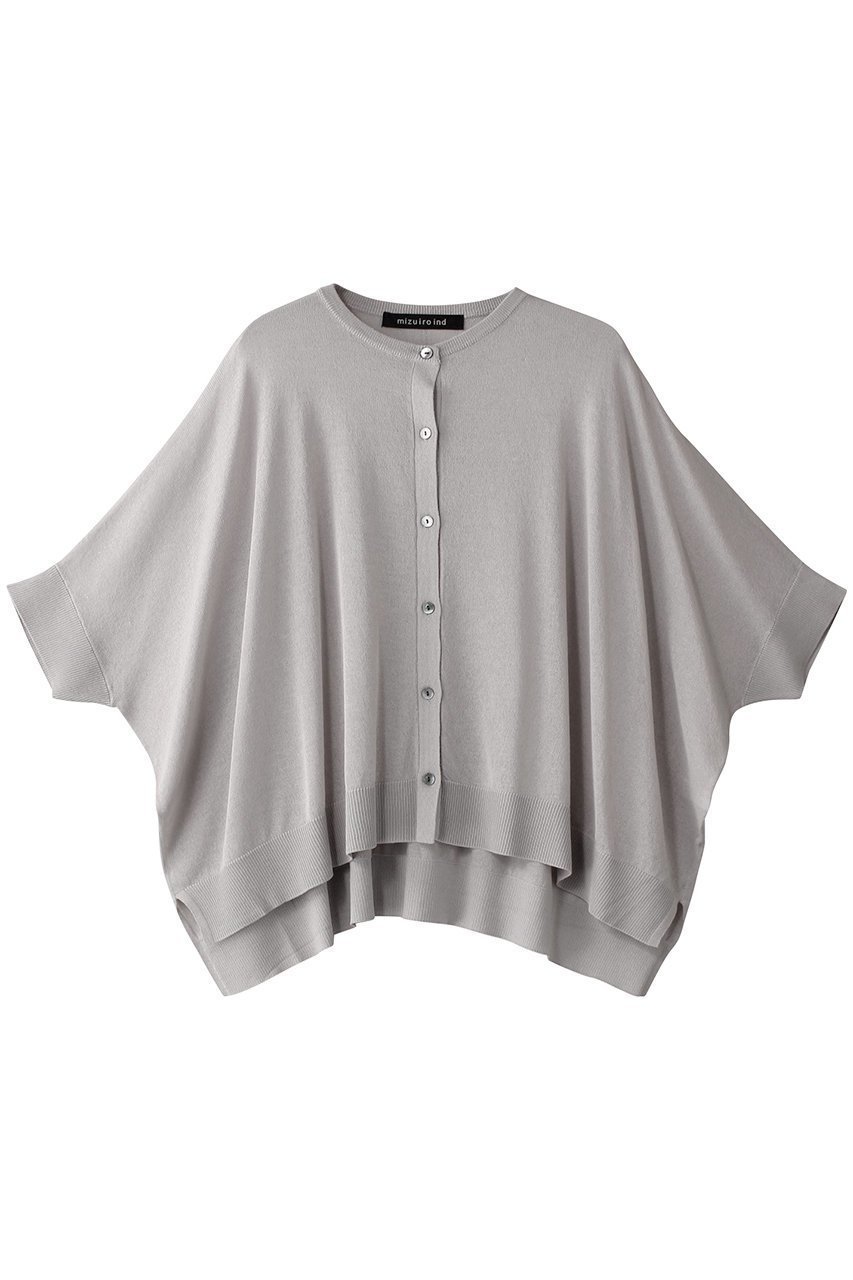 【ミズイロ インド/mizuiro ind】のhigh gauze C/neck wide C/D カーディガン インテリア・キッズ・メンズ・レディースファッション・服の通販 founy(ファニー) 　ファッション　Fashion　レディースファッション　Fashion for Women　トップス・カットソー　Cut & Sew Tops　ニット　Knit Tops & Sweaters　カーディガン・羽織り　Layered Style Cardigans　カーディガン　Cardigan, Knitwear　シアー　Sheer, See-Through　シンプル　Simple, Minimal　タンク　Tank Top, Sleeveless Top　l.gray|ID: prp329100004441154 ipo3291000000032918372