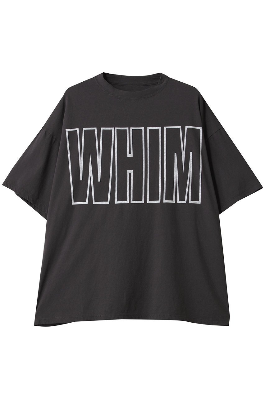 【ウィムガゼット/Whim Gazette】のリラックスロゴTシャツ 人気、トレンドファッション・服の通販 founy(ファニー) 　ファッション　Fashion　レディースファッション　WOMEN　トップス・カットソー　Tops/Tshirt　シャツ/ブラウス　Shirts/Blouses　ロング / Tシャツ　T-Shirts　カットソー　Cut and Sewn　ショート　Short　シンプル　Simple　スリーブ　Sleeve　デニム　Denim　フロント　Front　プリント　Print　リラックス　Relax　NEW・新作・新着・新入荷　New Arrivals　 other-1|ID: prp329100004441155 ipo3291000000031036234