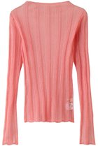 【ミラ ショーン バイ チカ キサダ/mila schon by chika kisada】のシアーリブニット 人気、トレンドファッション・服の通販 founy(ファニー) ファッション Fashion レディースファッション Fashion for Women トップス・カットソー Cut & Sew Tops ニット Knit Tops & Sweaters カジュアルプルオーバー・ニットトップス Pullovers & Knit Tops / Casual Pullovers インナー Innerwear シアー Sheer, See-Through バランス Balance, Style Balance ランダム Random, Irregular リブニット Rib Knit, Ribbed Knit エレガント 上品 Elegant thumbnail ピーチ|ID: prp329100004441157 ipo3291000000032939765