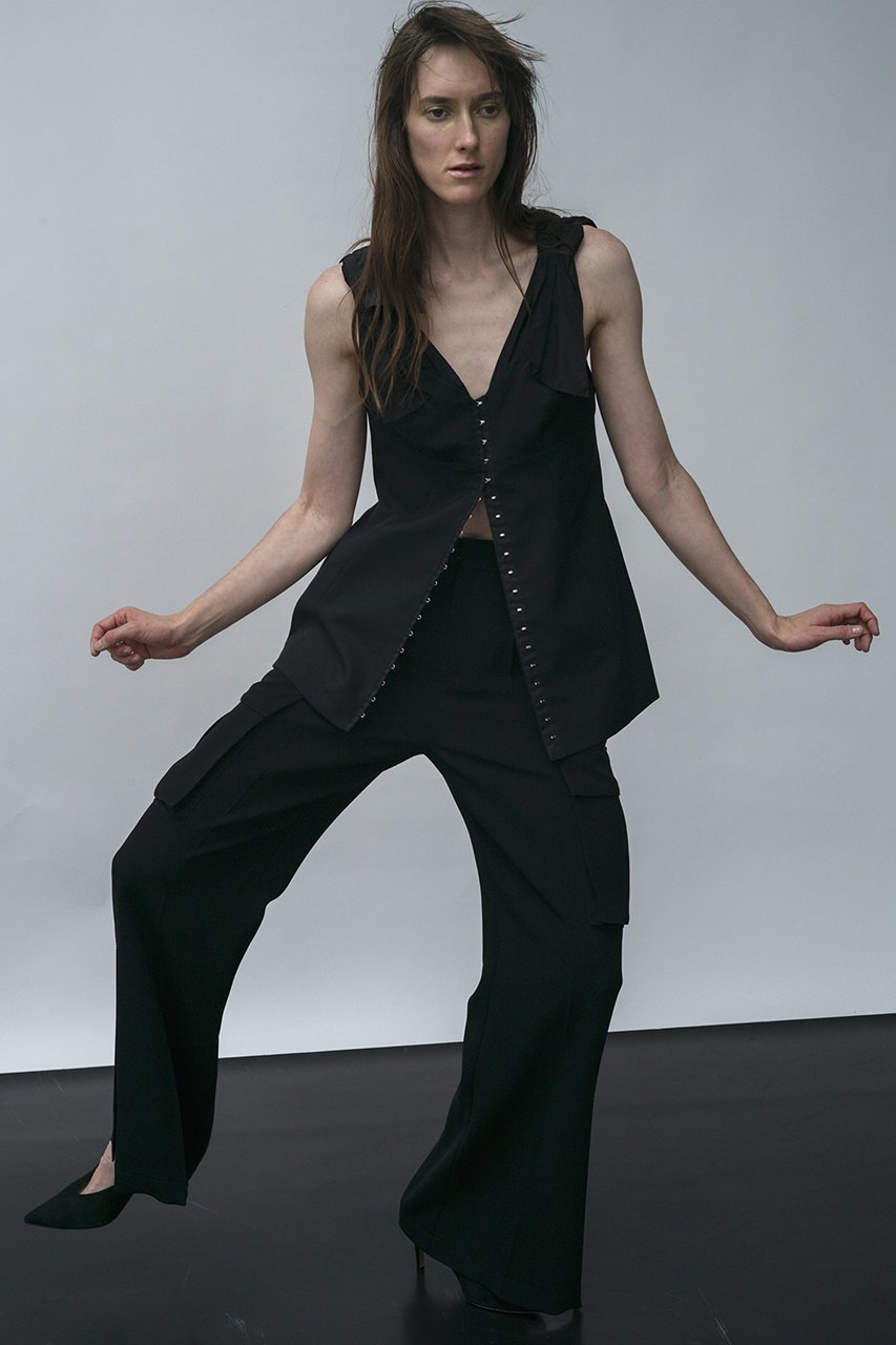 【ミラ ショーン バイ チカ キサダ/mila schon by chika kisada】のリボンベスト 人気、トレンドファッション・服の通販 founy(ファニー) 　ファッション　Fashion　レディースファッション　WOMEN　アウター　Coat Outerwear　ジャケット　Jackets　インナー　Inner　シェイプ　Shape　ジャケット　Jacket　バレエ　Ballet　ベスト　Vest　リボン　Ribbon　エレガント 上品　Elegant　other-8|ID: prp329100004441159 ipo3291000000031326015