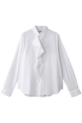 【ミラ ショーン バイ チカ キサダ/mila schon by chika kisada】のフリルシャツ 人気、トレンドファッション・服の通販 founy(ファニー) ファッション Fashion レディースファッション Fashion for Women トップス・カットソー Cut & Sew Tops シャツ・ブラウス・オフィスカジュアル Elegant Blouses & Button-Ups おすすめ Recommended / Our Picks インナー Innerwear エレガント 上品 Elegant スリーブ Sleeve, Long Sleeve / Short Sleeve セットアップ Set-Up, Coordinated Outfit フリル Frill, Ruffle フロント Front, Front Design ロング Long, Long-Length 定番 Standard, Basic Item |ID:prp329100004441160