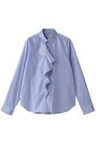 【ミラ ショーン バイ チカ キサダ/mila schon by chika kisada】のフリルシャツ 人気、トレンドファッション・服の通販 founy(ファニー) ファッション Fashion レディースファッション Fashion for Women トップス・カットソー Cut & Sew Tops シャツ・ブラウス・オフィスカジュアル Elegant Blouses & Button-Ups おすすめ Recommended / Our Picks インナー Innerwear エレガント 上品 Elegant スリーブ Sleeve, Long Sleeve / Short Sleeve セットアップ Set-Up, Coordinated Outfit フリル Frill, Ruffle フロント Front, Front Design ロング Long, Long-Length 定番 Standard, Basic Item thumbnail ブルー|ID: prp329100004441160 ipo3291000000032851837