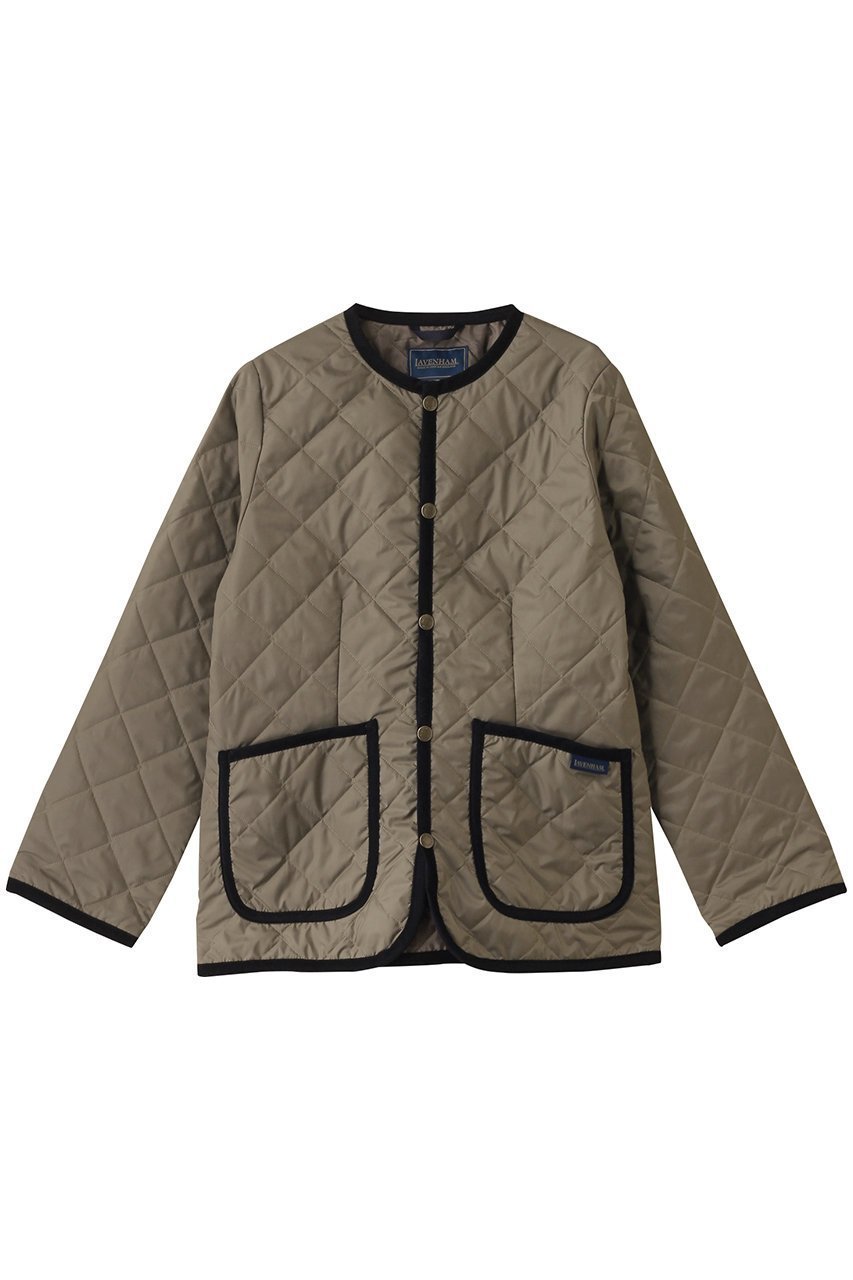 【ラベンハム/lavenham】のLAVENSTER CORNARD ノーカラージャケット インテリア・キッズ・メンズ・レディースファッション・服の通販 founy(ファニー) 　ファッション　Fashion　レディースファッション　Fashion for Women　アウター　Coat / Outerwear Collection　レディースジャケット・軽アウター　Jackets　ブルゾンジャケット・スポーティアウター　Blouson Jackets　ノーカラージャケット / シンプル上品コーデ　Collarless Jackets　シンプル　Simple, Minimal　ジャケット　Jacket, Outerwear　パイピング　Piping, Trim Design　ブルゾン　Blouson, Bomber Jacket　ライナー　Liner, Inner Layer　エレガント 上品　Elegant　コーク|ID: prp329100004441172 ipo3291000000032958635