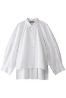 【ヒューエルミュージアム/hueLe Museum】の【hLM】ラウンドシェイプブラウス 人気、トレンドファッション・服の通販 founy(ファニー) ファッション Fashion レディースファッション Fashion for Women トップス・カットソー Cut & Sew Tops シャツ・ブラウス・オフィスカジュアル Elegant Blouses & Button-Ups ストライプ Stripe, Striped Pattern スリーブ Sleeve, Long Sleeve / Short Sleeve ドレープ Drape, Draping Fabric ロング Long, Long-Length |ID:prp329100004441175