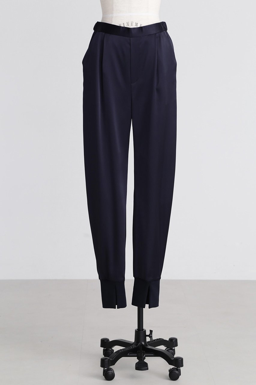 【ヒューエルミュージアム/hueLe Museum】の【STUMBLY】Curvy Jogger Satin Pants 大人の最旬トレンドファッション＆コーディネート founy(ファウニー) 　ファッション　Fashion　レディースファッション　Fashion for Women　パンツ　Pants & Trousers　なめらか　Smooth, Silky Texture　サテン　Satin, Glossy Fabric　スポーティ　Sporty, Casual Athletic　スリム　Slim, Slim Fit　フェミニン　Feminine, Girly　other-2|ID: prp329100004441176 ipo3291000000036100265