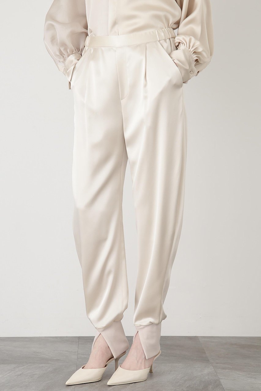 【ヒューエルミュージアム/hueLe Museum】の【STUMBLY】Curvy Jogger Satin Pants 人気、トレンドファッション・服の通販 founy(ファニー) 　ファッション　Fashion　レディースファッション　Fashion for Women　パンツ　Pants & Trousers　なめらか　Smooth, Silky Texture　サテン　Satin, Glossy Fabric　スポーティ　Sporty, Casual Athletic　スリム　Slim, Slim Fit　フェミニン　Feminine, Girly　other-4|ID: prp329100004441176 ipo3291000000036524468