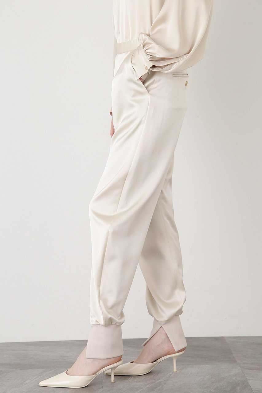 【ヒューエルミュージアム/hueLe Museum】の【STUMBLY】Curvy Jogger Satin Pants 人気、トレンドファッション・服の通販 founy(ファニー) 　ファッション　Fashion　レディースファッション　Fashion for Women　パンツ　Pants & Trousers　なめらか　Smooth, Silky Texture　サテン　Satin, Glossy Fabric　スポーティ　Sporty, Casual Athletic　スリム　Slim, Slim Fit　フェミニン　Feminine, Girly　other-5|ID: prp329100004441176 ipo3291000000036524469