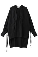 【ヒューエルミュージアム/hueLe Museum】の【STUMBLY】Hooded Big Silhouette Shirt 人気、トレンドファッション・服の通販 founy(ファニー) ファッション Fashion レディースファッション Fashion for Women トップス・カットソー Cut & Sew Tops シャツ・ブラウス・オフィスカジュアル Elegant Blouses & Button-Ups シンプル Simple, Minimal スリーブ Sleeve, Long Sleeve / Short Sleeve フォルム Silhouette, Form リボン Ribbon, Bow ロング Long, Long-Length |ID:prp329100004441177