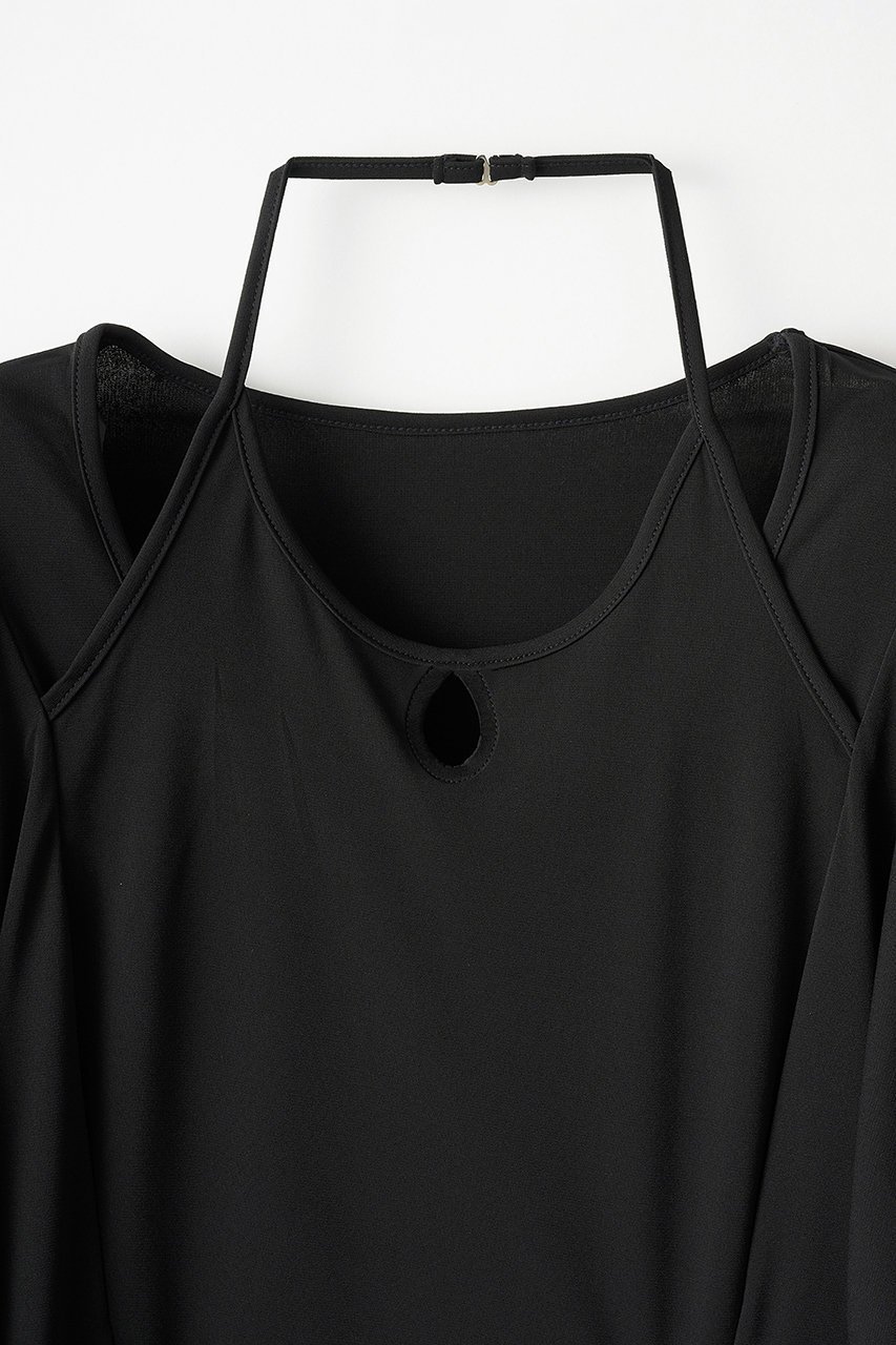 【ミューラル/MURRAL】のFabaceae ジャージードレス 人気、トレンドファッション・服の通販 founy(ファニー) 　ファッション　Fashion　レディースファッション　Fashion for Women　ワンピース　Dresses　フォーマル・パーティードレス・結婚式用ドレス　Elegant & Casual Dresses　チュニック　Tunic Tops & Dresses　カッティング　Cutting Detail　チュニック　Tunic, Long Top　ドレス　Dress, One-Piece　ドレープ　Drape, Draping Fabric　フォルム　Silhouette, Form　ロング　Long, Long-Length　other-3|ID: prp329100004441179 ipo3291000000032715957