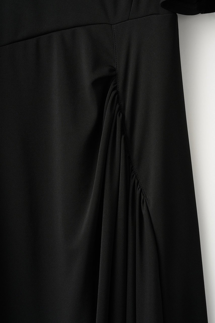 【ミューラル/MURRAL】のFabaceae ジャージードレス 人気、トレンドファッション・服の通販 founy(ファニー) 　ファッション　Fashion　レディースファッション　Fashion for Women　ワンピース　Dresses　フォーマル・パーティードレス・結婚式用ドレス　Elegant & Casual Dresses　チュニック　Tunic Tops & Dresses　カッティング　Cutting Detail　チュニック　Tunic, Long Top　ドレス　Dress, One-Piece　ドレープ　Drape, Draping Fabric　フォルム　Silhouette, Form　ロング　Long, Long-Length　other-4|ID: prp329100004441179 ipo3291000000032715958