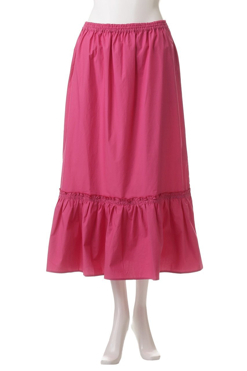 【ナナデコール/nanadecor】のKOタイプライターフリルスカート 人気、トレンドファッション・服の通販 founy(ファニー) 　ファッション　Fashion　レディースファッション　Fashion for Women　スカート　Skirts　シンプル　Simple, Minimal　タイプライター　Typewriter Fabric, Crisp Cotton　フェミニン　Feminine, Girly　フリル　Frill, Ruffle　other-2|ID: prp329100004441187 ipo3291000000035423649