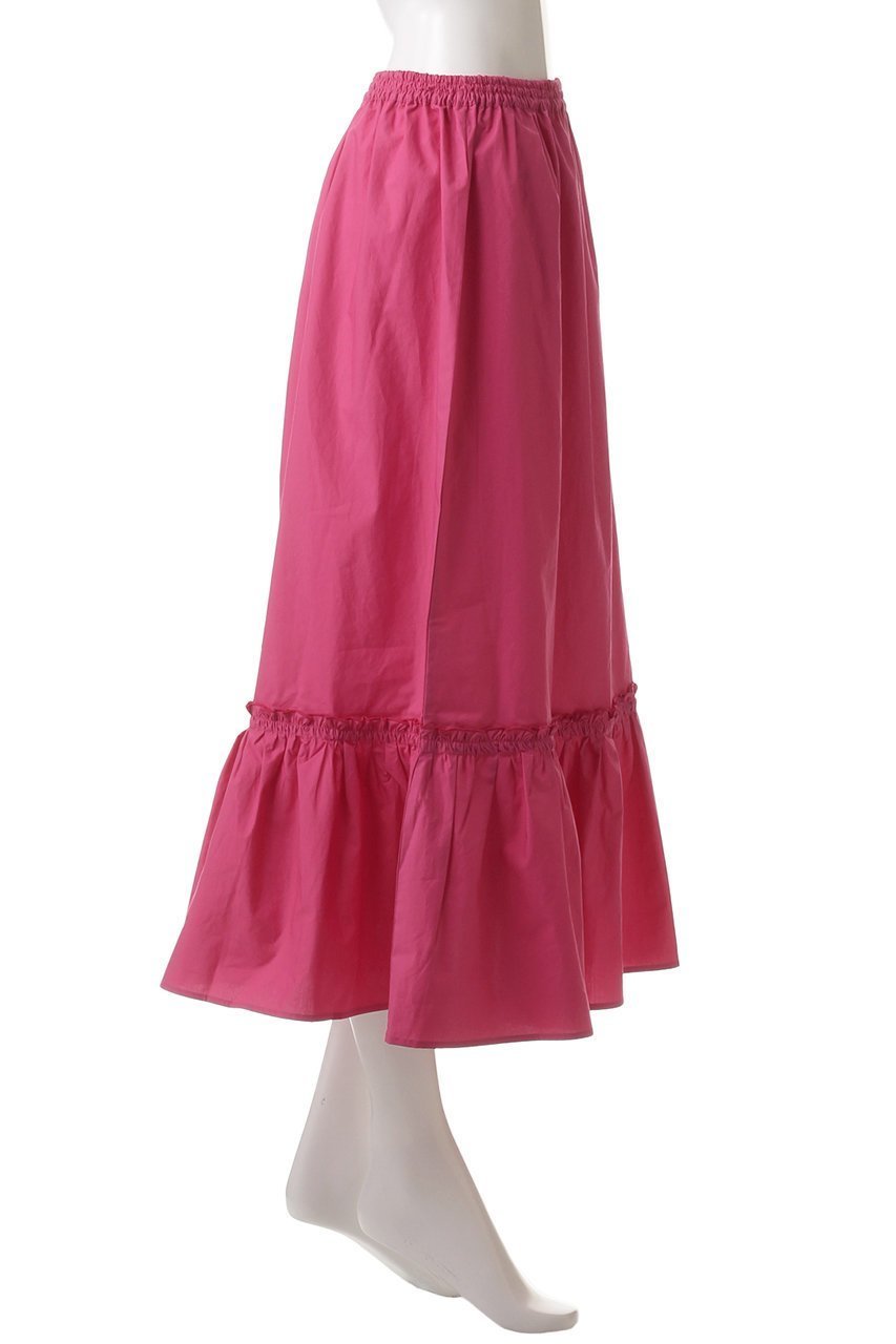 【ナナデコール/nanadecor】のKOタイプライターフリルスカート 人気、トレンドファッション・服の通販 founy(ファニー) 　ファッション　Fashion　レディースファッション　Fashion for Women　スカート　Skirts　シンプル　Simple, Minimal　タイプライター　Typewriter Fabric, Crisp Cotton　フェミニン　Feminine, Girly　フリル　Frill, Ruffle　other-3|ID: prp329100004441187 ipo3291000000036562968