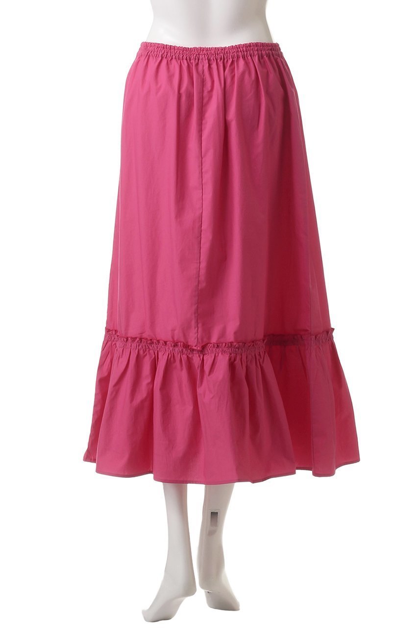 【ナナデコール/nanadecor】のKOタイプライターフリルスカート 人気、トレンドファッション・服の通販 founy(ファニー) 　ファッション　Fashion　レディースファッション　Fashion for Women　スカート　Skirts　シンプル　Simple, Minimal　タイプライター　Typewriter Fabric, Crisp Cotton　フェミニン　Feminine, Girly　フリル　Frill, Ruffle　other-4|ID: prp329100004441187 ipo3291000000036562970