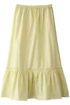 【ナナデコール/nanadecor】のKOタイプライターフリルスカート イエロー|ID: prp329100004441187 ipo3291000000036831416