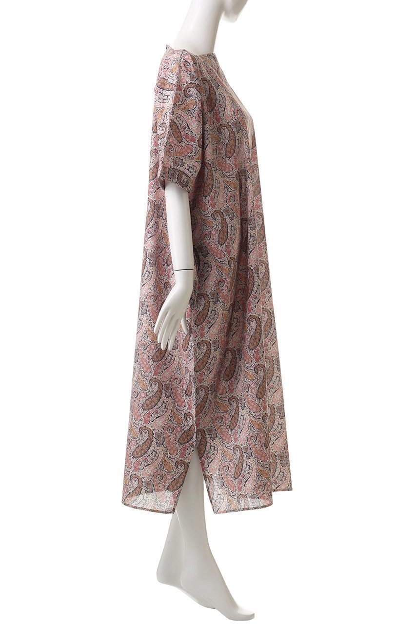 【ナナデコール/nanadecor】のKOワイドワンピースリバティペイズリー 人気、トレンドファッション・服の通販 founy(ファニー) 　ファッション　Fashion　レディースファッション　Fashion for Women　ワンピース　Dresses　チュニック　Tunic Tops & Dresses　シンプル　Simple, Minimal　スリーブ　Sleeve, Long Sleeve / Short Sleeve　チュニック　Tunic, Long Top　ペイズリー　Paisley, Ethnic Pattern　リゾート　Resort, Vacation Style　ワイド　Wide, Wide Fit　other-3|ID: prp329100004441189 ipo3291000000032792979