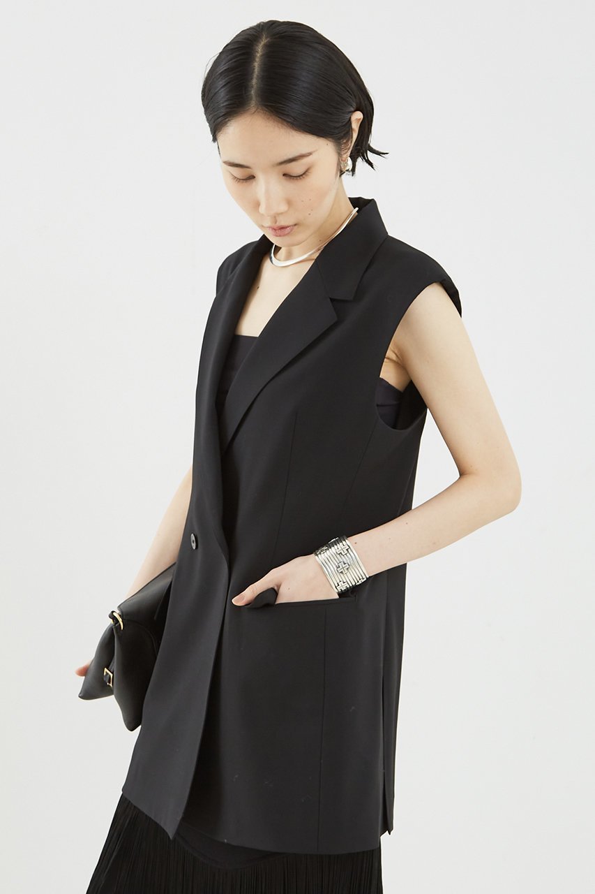 【ザ ストア バイ シー/THE STORE by C】のダブルベスト 人気、トレンドファッション・服の通販 founy(ファニー) 　ファッション　Fashion　レディースファッション　WOMEN　アウター　Coat Outerwear　ジャケット　Jackets　ジャケット　Jacket　ダブル　Double　ベスト　Vest　再入荷　Restock/Back In Stock/Re Arrival　other-2|ID: prp329100004442456 ipo3291000000031255493
