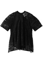 【スリーワン フィリップリム/3.1 Phillip Lim】のコード刺しゅう レース フリル ショートスリーブトップス 人気、トレンドファッション・服の通販 founy(ファニー) ファッション Fashion レディースファッション Fashion for Women トップス・カットソー Cut & Sew Tops シャツ・ブラウス・オフィスカジュアル Elegant Blouses & Button-Ups エアリー Airy Texture ショート Short, Short Length スリーブ Sleeve, Long Sleeve / Short Sleeve フリル Frill, Ruffle モダン Modern, Contemporary レース Lace, Lace Fabric thumbnail ブラックマルチ|ID: prp329100004442463 ipo3291000000032849814