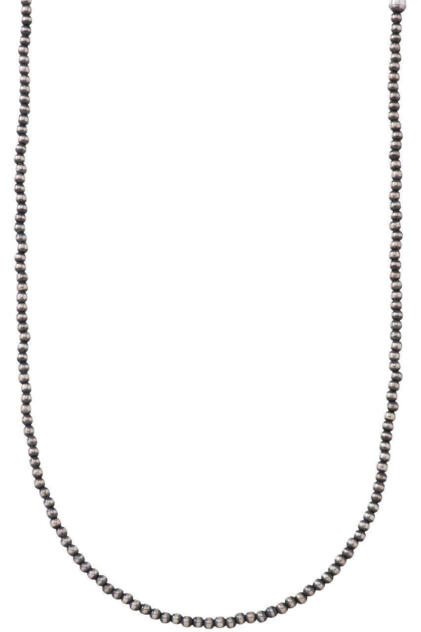 【エリッカ ニコラス ビゲイ/ERICKA NICOLAS BEGAY】のナバホパール 3mmネックレス インテリア・キッズ・メンズ・レディースファッション・服の通販 founy(ファニー) 　ファッション　Fashion　レディースファッション　Fashion for Women　ジュエリー　Jewelry　ネックレス　Necklaces & Pendants　ショート　Short, Short Length　シルバー　Silver, Metallic Silver　スタイリッシュ　Stylish, Fashionable　ネックレス　Necklace, Pendant Necklace　定番　Standard, Basic Item　オキシダイズド|ID: prp329100004442482 ipo3291000000035788706