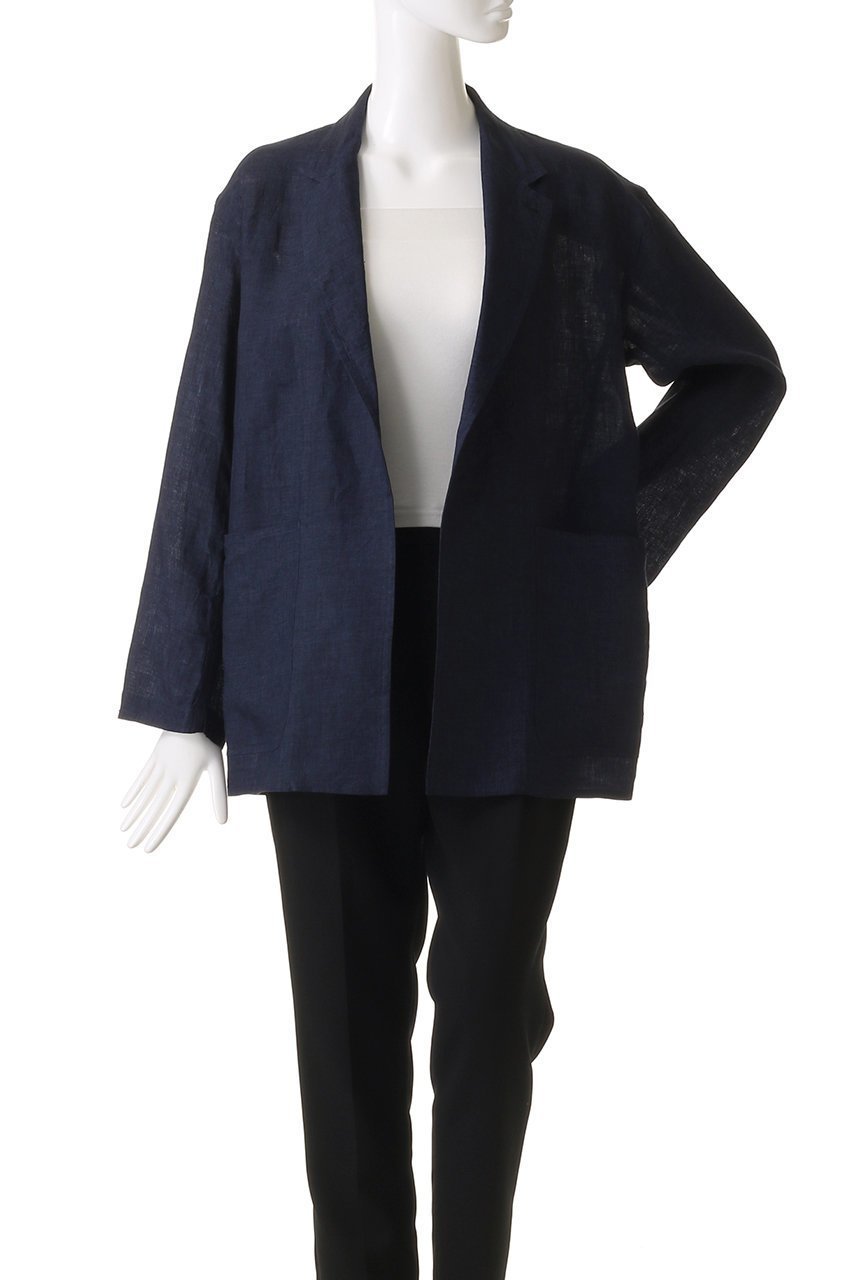 【イレーヴ/YLEVE】のリネン ポプリン ジャケット 人気、トレンドファッション・服の通販 founy(ファニー) 　ファッション　Fashion　レディースファッション　Fashion for Women　アウター　Coat / Outerwear Collection　レディースジャケット・軽アウター　Jackets　カーディガン　Cardigan, Knitwear　ジャケット　Jacket, Outerwear　リネン　Linen, Linen Fabric　other-2|ID: prp329100004442488 ipo3291000000032956579