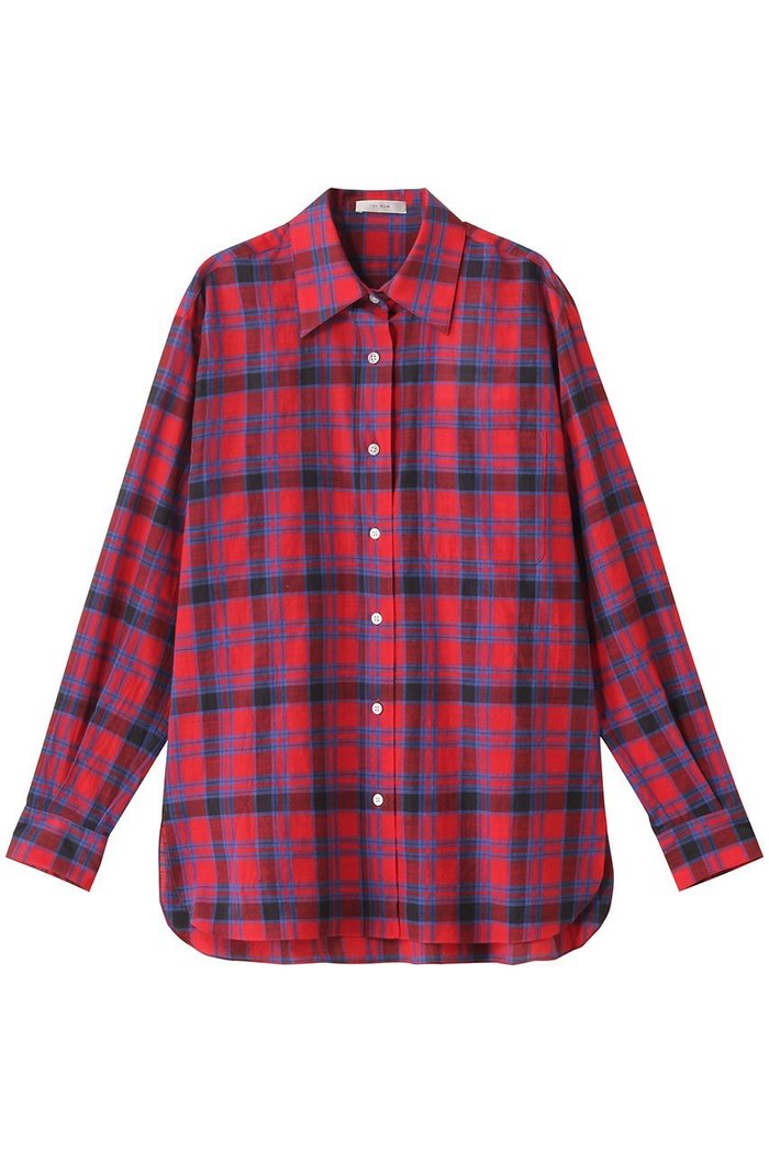 【ザ ロウ/THE ROW】のNESSON SHIRT インテリア・キッズ・メンズ・レディースファッション・服の通販 founy(ファニー) https://founy.com/ ファッション Fashion レディースファッション WOMEN トップス・カットソー Tops/Tshirt シャツ/ブラウス Shirts/Blouses シアー Sheer スラックス Slacks スリーブ Sleeve チェック Check フォルム Form ボトム Bottom ロング Long ワイド Wide 今季 This Season |ID: prp329100004442499 ipo3291000000031050571