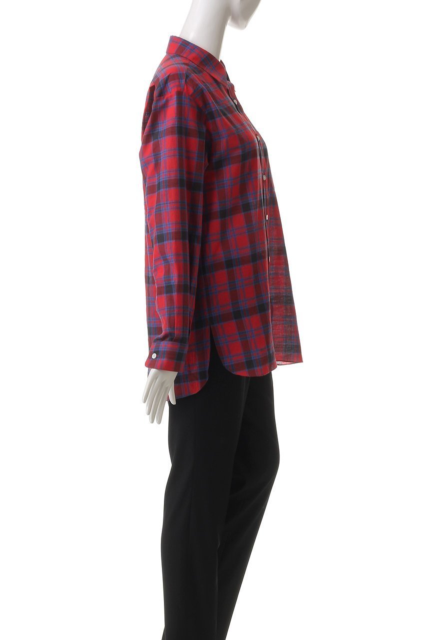 【ザ ロウ/THE ROW】のNESSON SHIRT 人気、トレンドファッション・服の通販 founy(ファニー) 　ファッション　Fashion　レディースファッション　WOMEN　トップス・カットソー　Tops/Tshirt　シャツ/ブラウス　Shirts/Blouses　シアー　Sheer　スラックス　Slacks　スリーブ　Sleeve　チェック　Check　フォルム　Form　ボトム　Bottom　ロング　Long　ワイド　Wide　今季　This Season　other-3|ID: prp329100004442499 ipo3291000000031255759