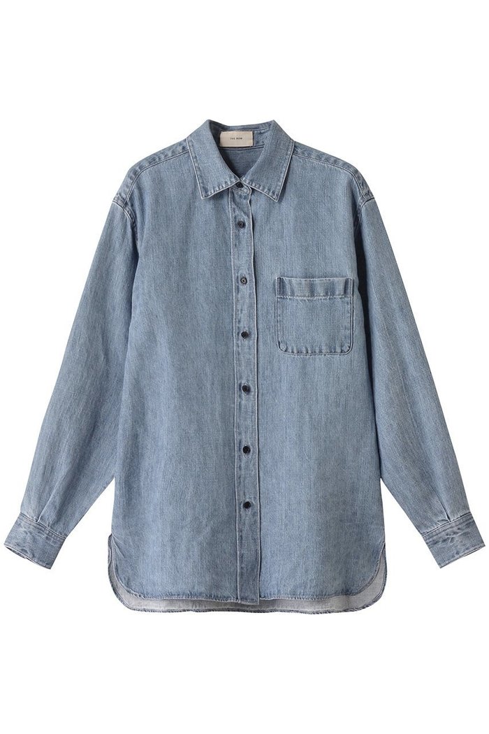 【ザ ロウ/THE ROW】のNESSON SHIRT インテリア・キッズ・メンズ・レディースファッション・服の通販 founy(ファニー) https://founy.com/ ファッション Fashion レディースファッション WOMEN トップス・カットソー Tops/Tshirt シャツ/ブラウス Shirts/Blouses おすすめ Recommend クール Cool スリーブ Sleeve デニム Denim リネン Linen ロング Long |ID: prp329100004442500 ipo3291000000031050573