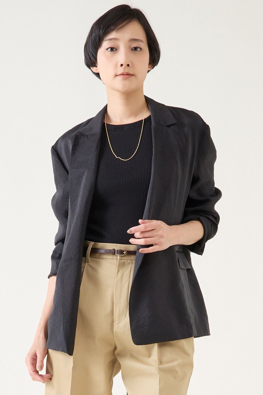 【マルティニーク/martinique】のライトジャケット インテリア・キッズ・メンズ・レディースファッション・服の通販 founy(ファニー) 　ファッション　Fashion　レディースファッション　Fashion for Women　アウター　Coat / Outerwear Collection　レディースジャケット・軽アウター　Jackets　おすすめ　Recommended / Our Picks　カシュクール　Wrap Design　ジャケット　Jacket, Outerwear　ワッシャー　Washer, Crinkled Finish　夏　Summer　ブラック|ID: prp329100004442504 ipo3291000000032948443
