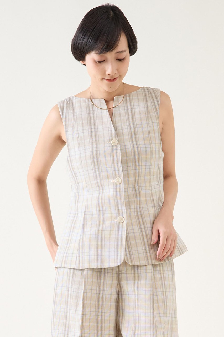 【マルティニーク/martinique】の平織サマーチェックポプリンジレ(セットアップ可) 人気、トレンドファッション・服の通販 founy(ファニー) ファッション Fashion レディースファッション Fashion for Women アウター Coat / Outerwear Collection レディースジャケット・軽アウター Jackets おすすめ Recommended / Our Picks サマー Summer, Summer Style ジャケット Jacket, Outerwear スキッパー Skipper, Open Collar セットアップ Set-Up, Coordinated Outfit チェック Check, Plaid, Tartan フレアースカート Flared Skirt, A-Line Skirt ベスト Vest, Waistcoat リラックス Relax, Relaxed Fit 無地 Plain, Solid Color other-1|ID: prp329100004442506 ipo3291000000035732203