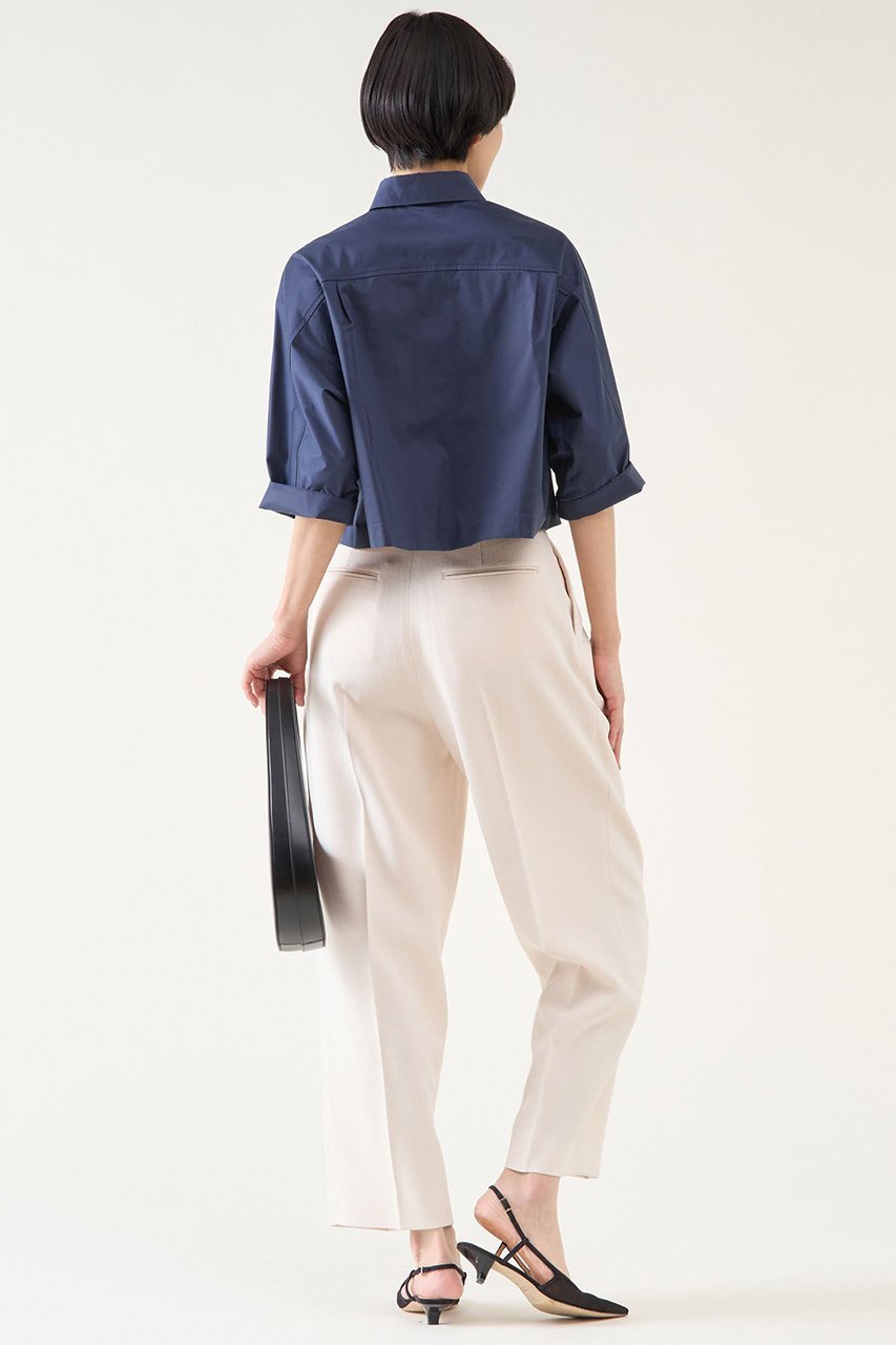 【マルティニーク/martinique】のクロップドシャツ(セットアップ可) 人気、トレンドファッション・服の通販 founy(ファニー) 　ファッション　Fashion　レディースファッション　WOMEN　トップス・カットソー　Tops/Tshirt　シャツ/ブラウス　Shirts/Blouses　おすすめ　Recommend　クロップド　Cropped　ショート　Short　スリーブ　Sleeve　セットアップ　Set Up　タフタ　Taffeta　トレンド　Trend　エレガント 上品　Elegant　NEW・新作・新着・新入荷　New Arrivals　other-6|ID: prp329100004442509 ipo3291000000031325830