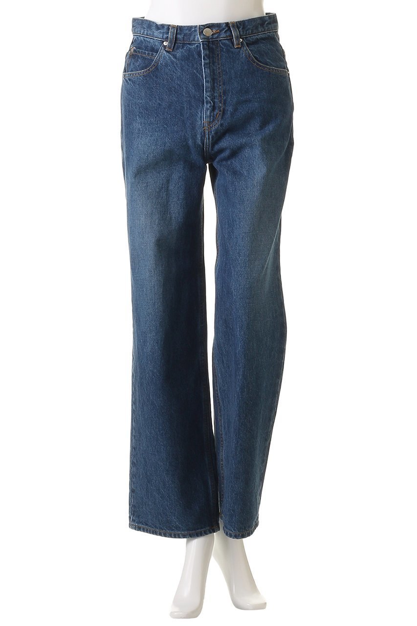 【デザイン ワークス/DESIGN WORKS】のストレートデニムパンツ 人気、トレンドファッション・服の通販 founy(ファニー) 　ファッション　Fashion　レディースファッション　Fashion for Women　パンツ　Pants & Trousers　デニムパンツ・ジーンズ・美脚デニム　Denim Jeans & Pants　ウォッシュ　Washed Finish　ストレート　Straight, Straight Cut　ストーン　Stone, Gem-Like　デニム　Denim, Jeans Material　エレガント 上品　Elegant　other-2|ID: prp329100004442515 ipo3291000000035559970