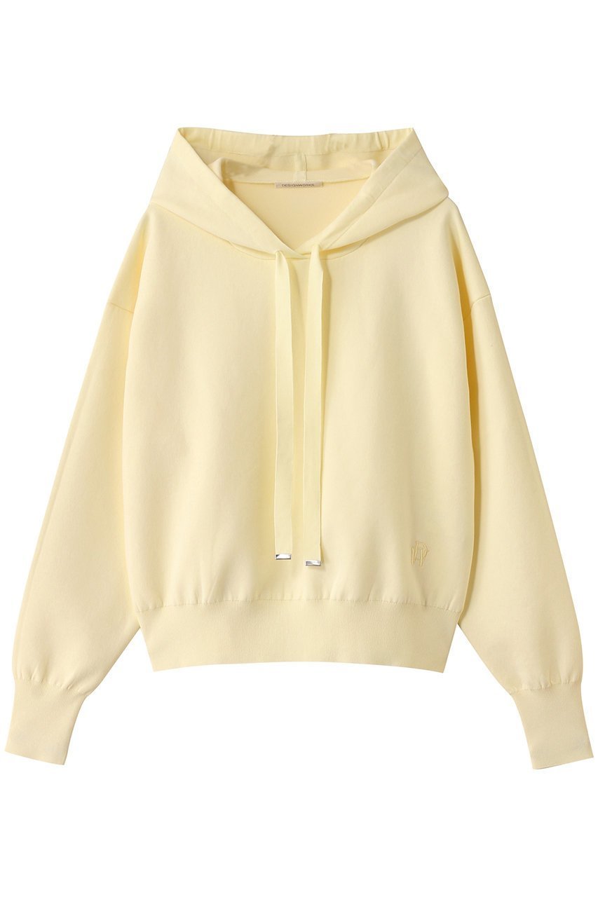 【デザイン ワークス/DESIGN WORKS】のC/M フーディーニット 人気、トレンドファッション・服の通販 founy(ファニー) 　ファッション　Fashion　レディースファッション　Fashion for Women　トップス・カットソー　Cut & Sew Tops　ニット　Knit Tops & Sweaters　レディースパーカー・カジュアルフーディー　Casual Hoodies & Sweatshirts　なめらか　Smooth, Silky Texture　コンパクト　Compact, Small Size　パーカー　Hoodie, Parka　 other-1|ID: prp329100004442519 ipo3291000000032935398