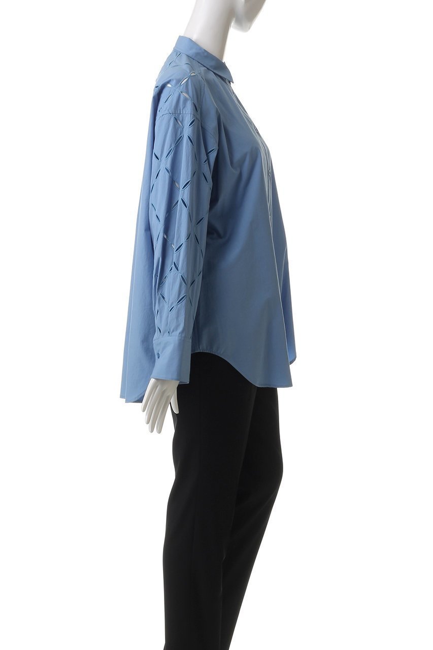 【デザイン ワークス/DESIGN WORKS】のアーガイルエンブロイダリーシャツ 人気、トレンドファッション・服の通販 founy(ファニー) 　ファッション　Fashion　レディースファッション　Fashion for Women　トップス・カットソー　Cut & Sew Tops　シャツ・ブラウス・オフィスカジュアル　Elegant Blouses & Button-Ups　エンブロイダリー　Embroidery Design　シアー　Sheer, See-Through　スリーブ　Sleeve, Long Sleeve / Short Sleeve　ロング　Long, Long-Length　夏　Summer　春　Spring　S/S・春夏　SS, Spring/Summer, Warm Season　other-3|ID: prp329100004442520 ipo3291000000034955347