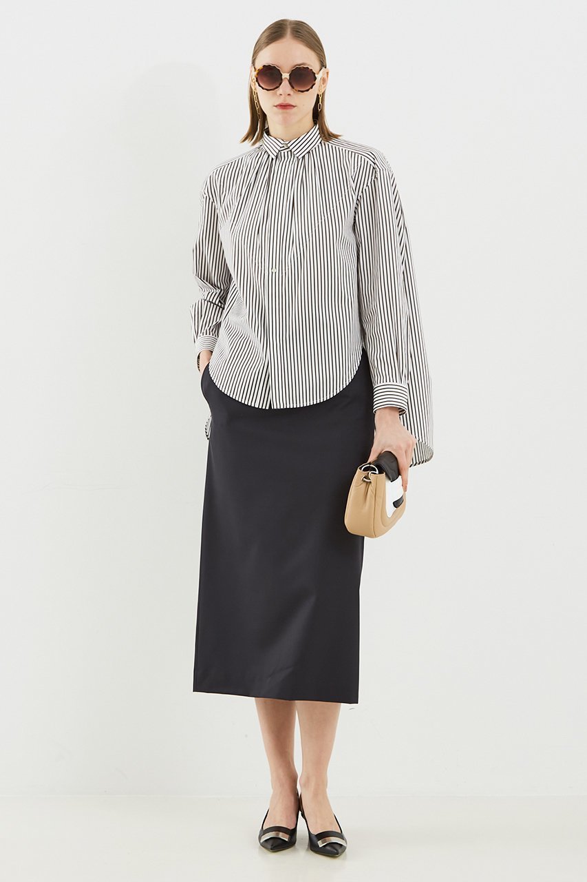 【デザイン ワークス/DESIGN WORKS】のブロードフォルムシャツ 人気、トレンドファッション・服の通販 founy(ファニー) 　ファッション　Fashion　レディースファッション　WOMEN　トップス・カットソー　Tops/Tshirt　シャツ/ブラウス　Shirts/Blouses　ギャザー　Gather　スリーブ　Sleeve　フォルム　Form　ロング　Long　夏　Summer　春　Spring　S/S・春夏　Ss・Spring/Summer　other-6|ID: prp329100004442522 ipo3291000000031804556