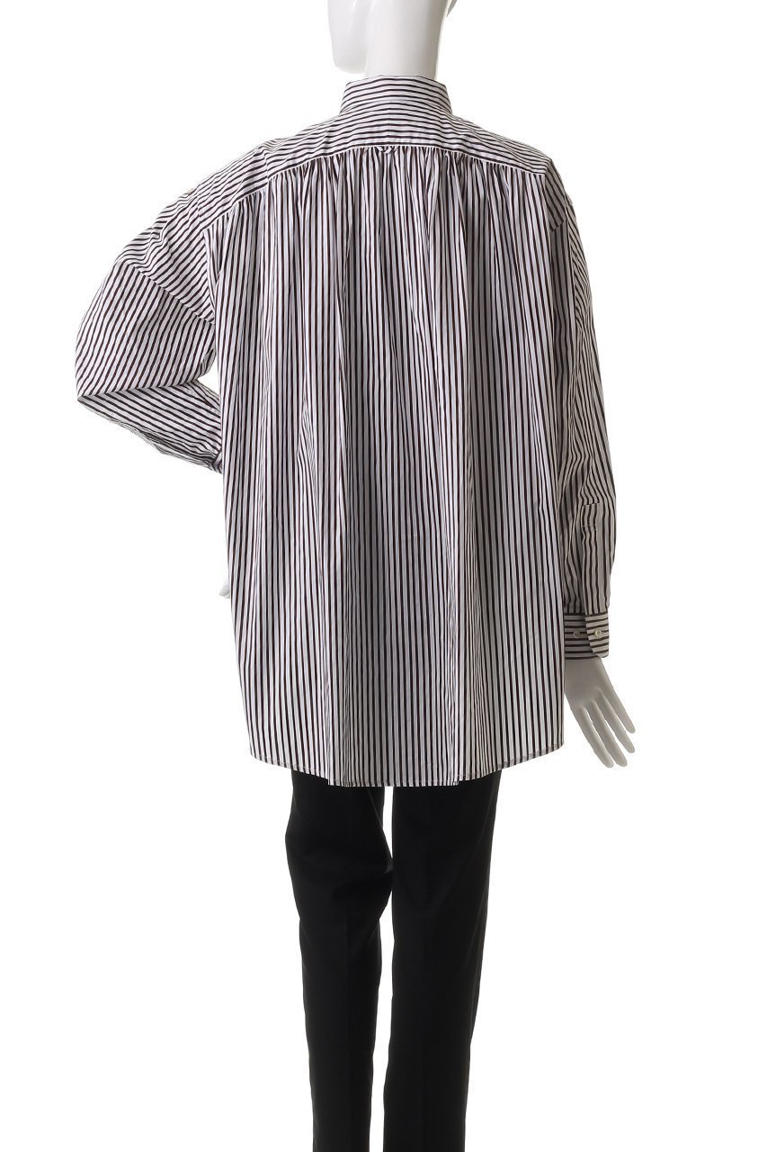 【デザイン ワークス/DESIGN WORKS】のブロードフォルムシャツ 人気、トレンドファッション・服の通販 founy(ファニー) ファッション Fashion レディースファッション Fashion for Women トップス・カットソー Cut & Sew Tops シャツ・ブラウス・オフィスカジュアル Elegant Blouses & Button-Ups ギャザー Gathered, Ruffled スリーブ Sleeve, Long Sleeve / Short Sleeve フォルム Silhouette, Form ロング Long, Long-Length 夏 Summer 春 Spring S/S・春夏 SS, Spring/Summer, Warm Season other-4|ID: prp329100004442522 ipo3291000000035690442